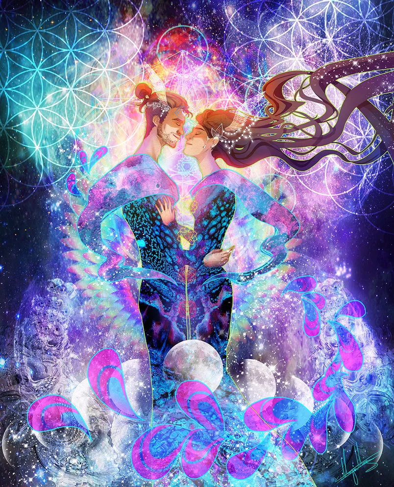 Spiritual connection between man and woman