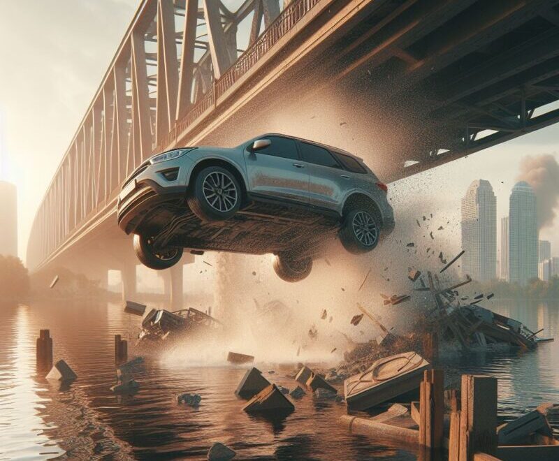Dream of a Car Falling Off a Bridge into Water